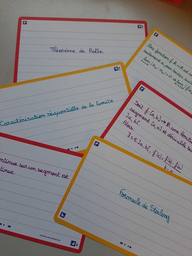 Avis photo d'un client sur Flashcards FLASH 2.0 OXFORD # 80 cartes 7,5 x 12,5 cm - ligné