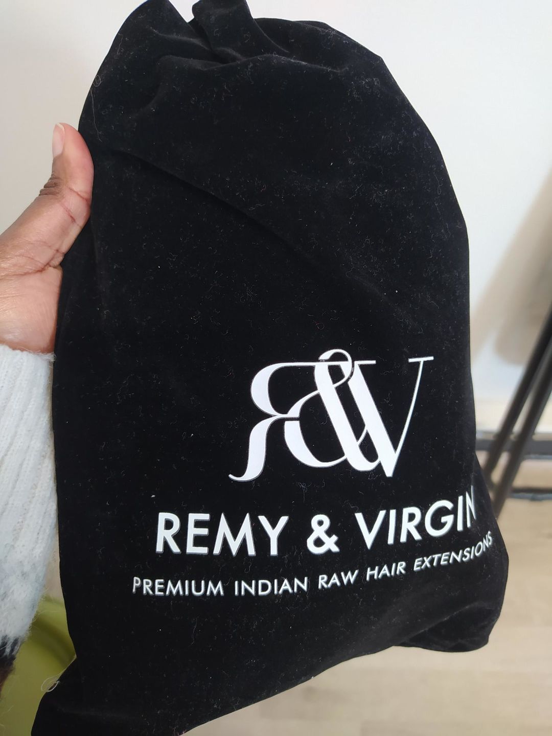 Customer photo review of Raw Indian Curly Hair