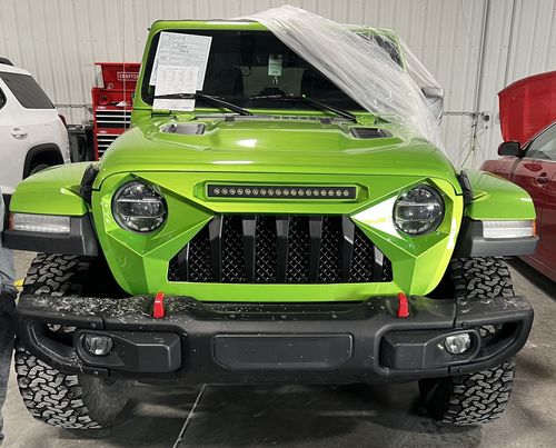 Customer photo review of Demon Grille w/ LED Off-Road Lights for 18-22 Jeep Wrangler JL & Gladiator JT