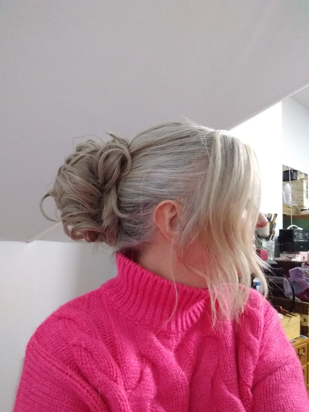 Customer photo review of Flicky Messy Scrunchie Bun