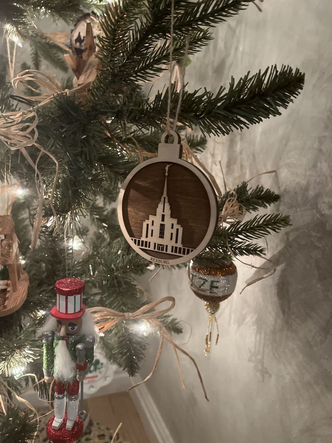 Customer photo review of Wooden Temple Christmas Ornament | Choose Any Temple
