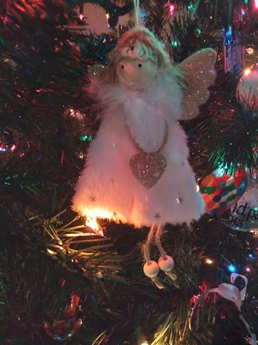 Customer photo review of Handcrafted Personalized Christmas Guardian Angels – Meaningful Holiday Gift of Love & Protection