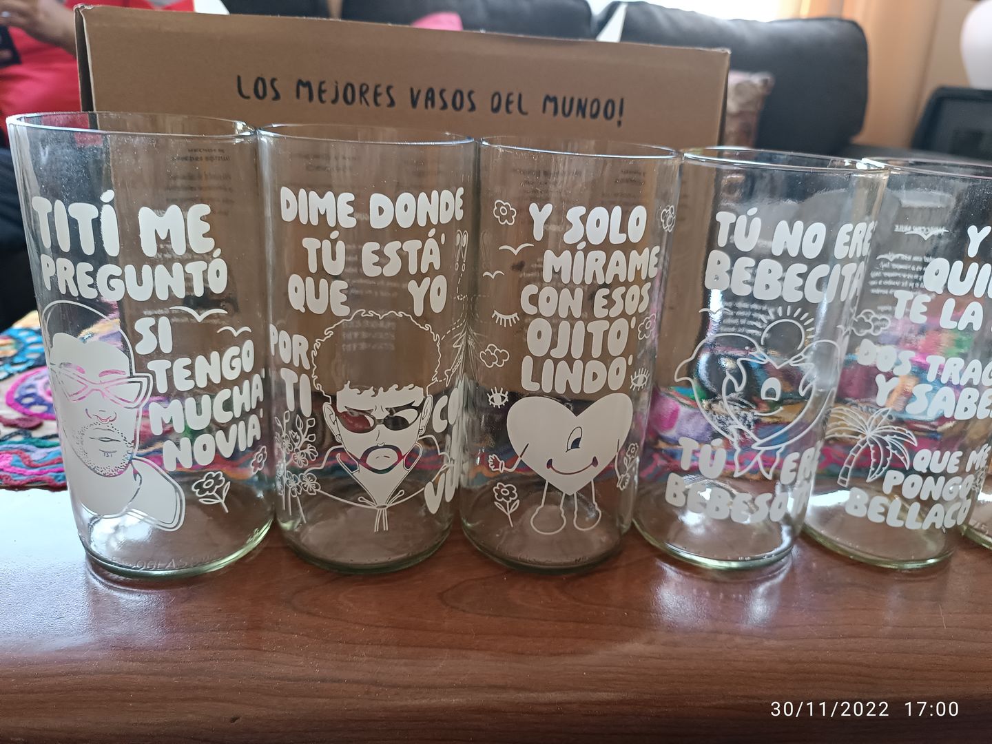 Customer photo review of BUNNY GLASS - JUEGO DE 6 VASOS