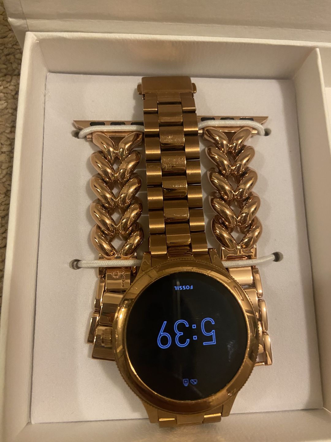 Customer photo review of Herringbone Band for the Apple Watch