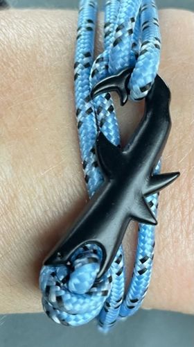 Customer photo review of "Shark" tracking bracelet