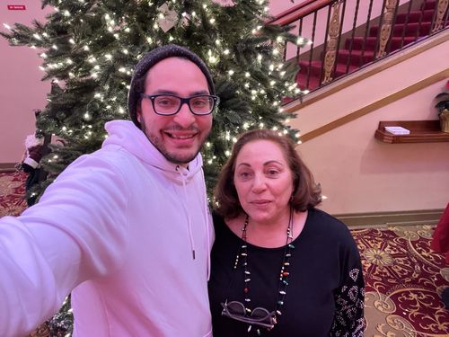 Customer photo review of LIGHTNING PALM DROP CUT HOODIE - WHITE