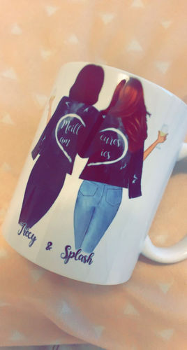 Customer photo review of Mug personnalisé | 2 meilleures amies