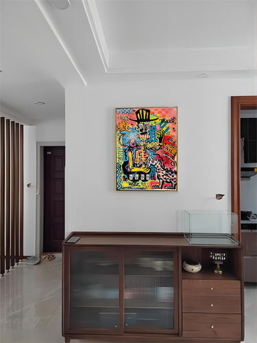 Customer review photo for Abstract Graffiti Art #GA020