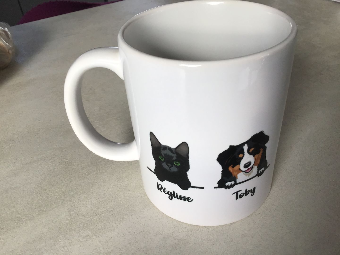 Customer photo review of Mon préféré - Mug personnalisé