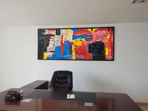 Customer review photo for Abstract Graffiti Art #GA010