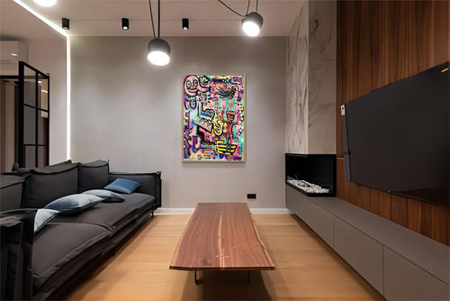 Customer review photo for Abstract Graffiti Art #GA019