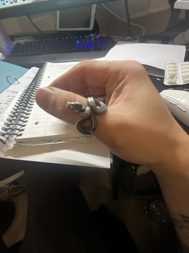 Customer photo review of Snake Ring