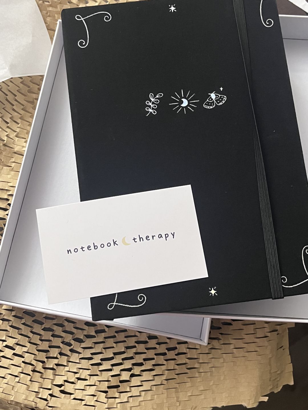 Customer photo review of Tsuki ‘Moonlit Spell’ Limited Edition Holographic Bullet Journal ☾