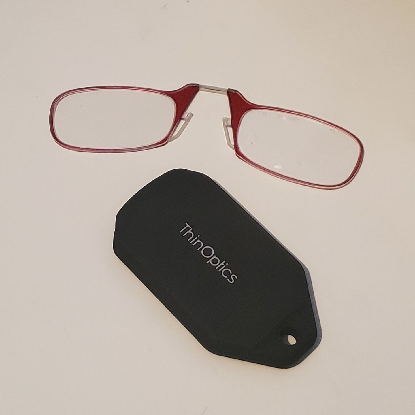 Customer photo review of Readers + Black Keychain Case