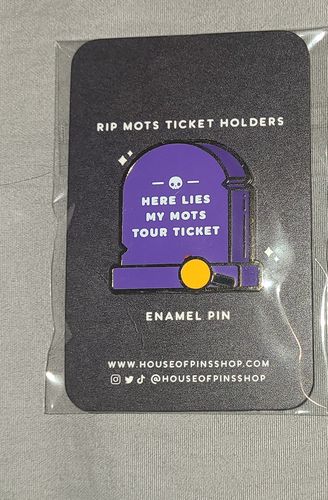 Customer photo review of [PREORDER] MOTS Tour Tombstone Pin