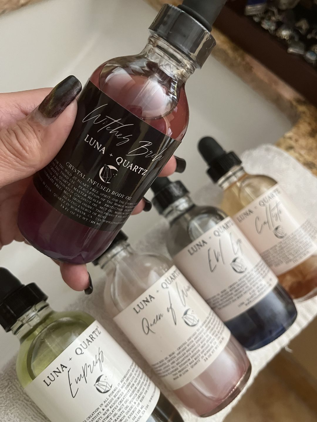 Customer photo review of Witches Brew Body Oil