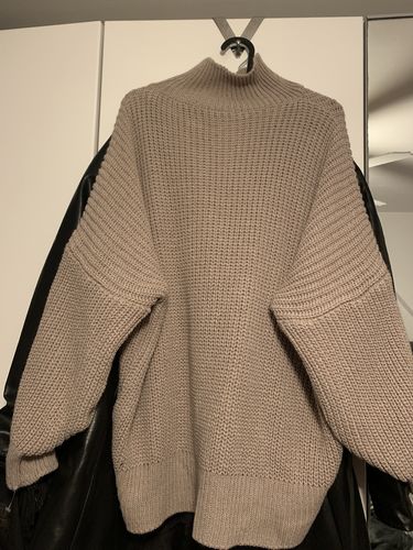 Customer photo review of Feli Strick Pullover - Taupe