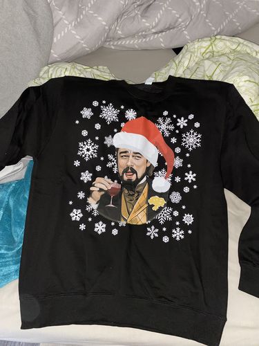 Customer photo review of CHEERS - Christmas Sweater Unisex