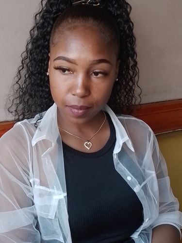 Customer photo review of Long Mesh See-Through Cardigan