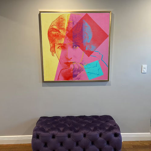 Customer review photo for Andy Warhol Painting #AW17