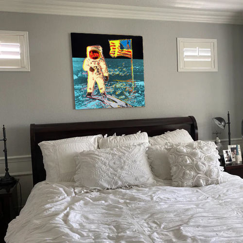Customer review photo for Andy Warhol Painting #AW20