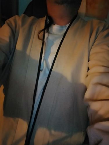 Customer photo review of Veste Kimono Cardigan Homme