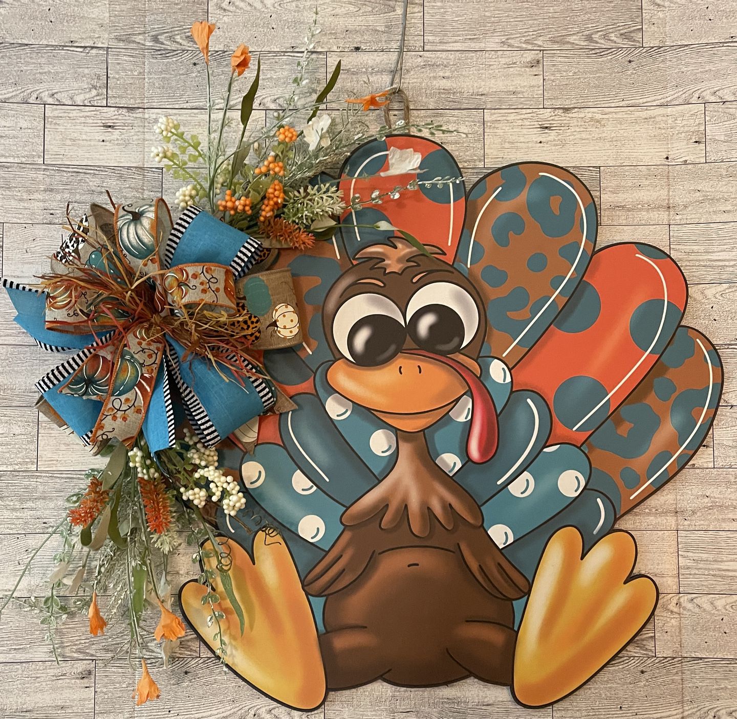 Customer photo review of Turkey Sign, Fall Sign, Autumn Sign, wood sign, PCD-W-014