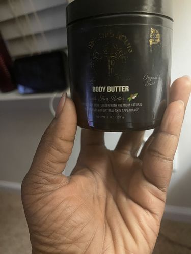 Customer photo review of Respected Roots Body Butter (Original Scent 8oz)