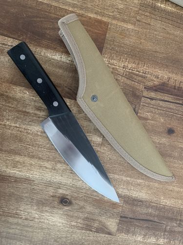 Customer photo review of Handgeschmiedetes Allzweckmesser