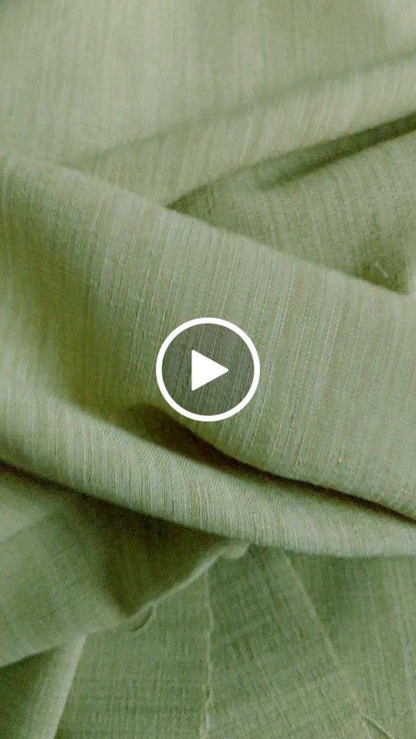 Customer video review of Linen Look Suiting Fabric