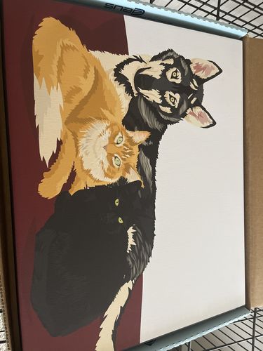 Customer photo review of Custom Pet(s) Portrait