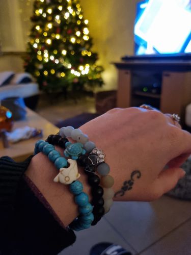 Customer photo review of "Dolphin" tracking bracelet