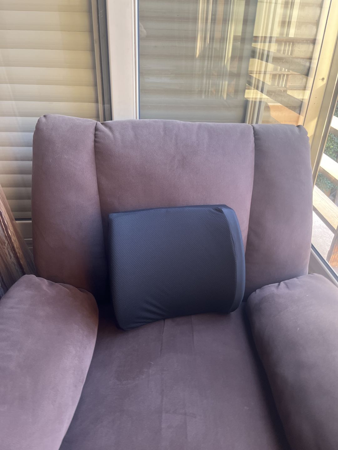 Customer photo review of Lumbar Back Pillow