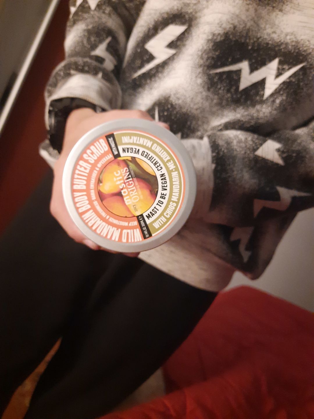 Customer photo review of Wild Mandarin Butter Scrub