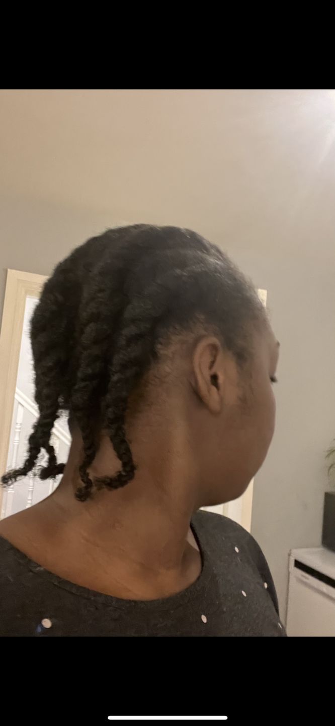 Customer photo review of Honey & Watermelon Infusion - Ultimate Moisture Leave-in Conditioner