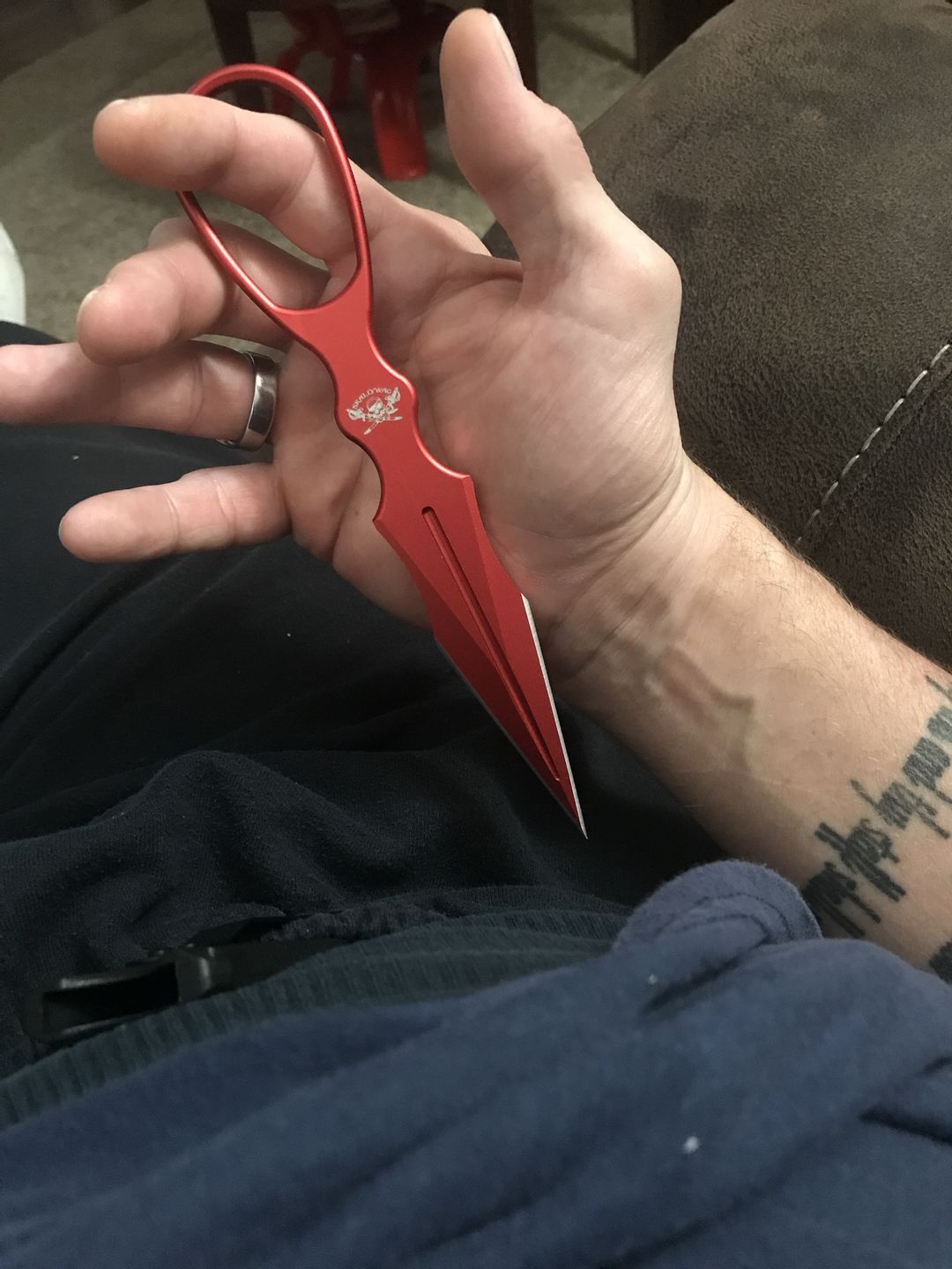 Customer photo review of Skallywag Aluminum Dagger (Not Trainer)