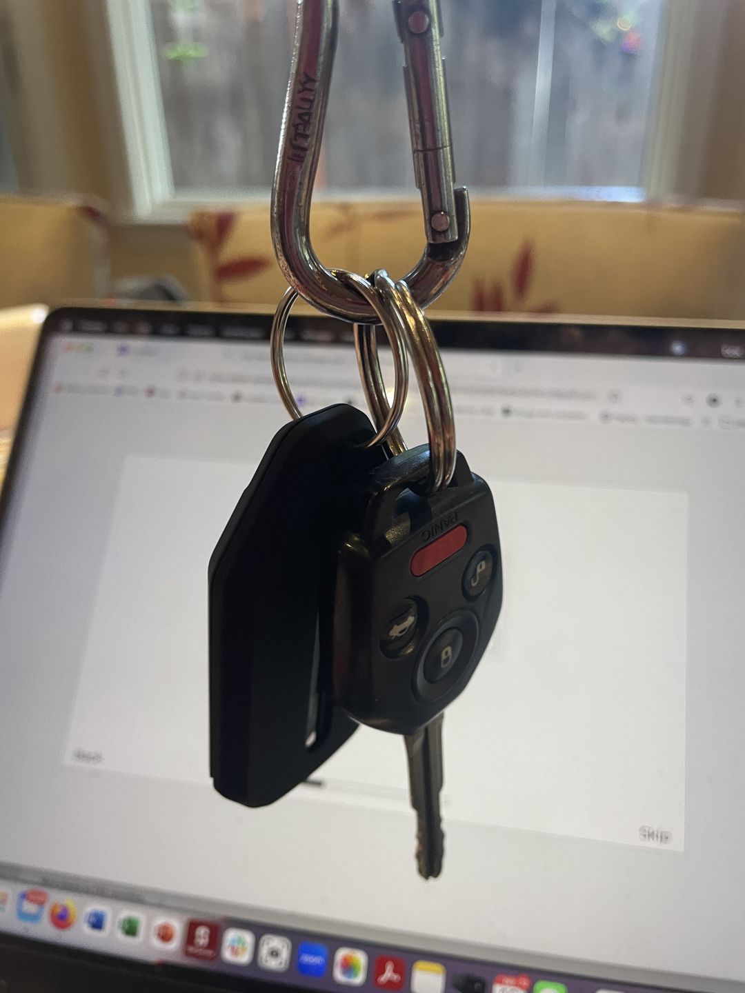 Customer photo review of 2-Pack Readers + Black Keychain Case