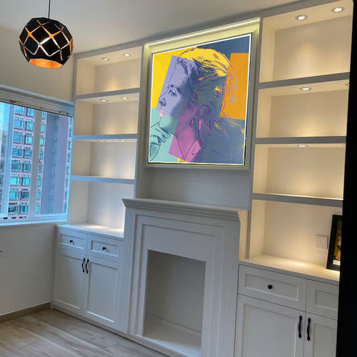 Customer review photo for Andy Warhol Painting #AW18