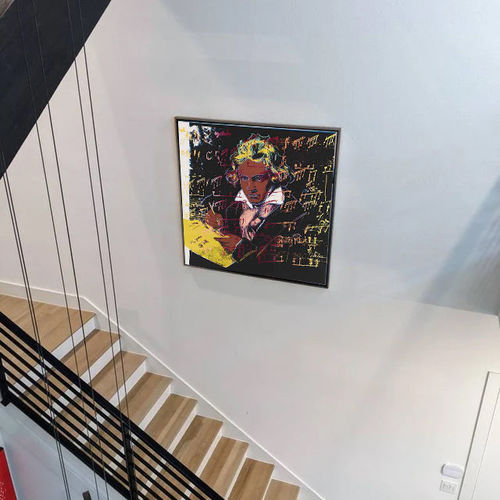 Customer review photo for Andy Warhol Painting #AW09