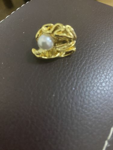 Customer photo review of Flower Stamen Freshwater Pearl Ring