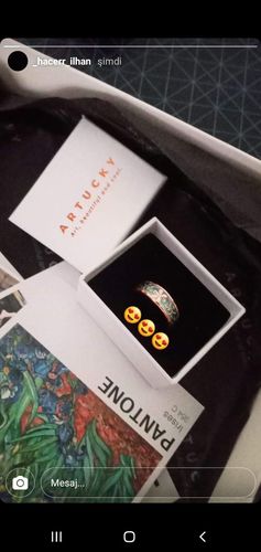 Customer photo review of Evron Tasarım Yüzük
