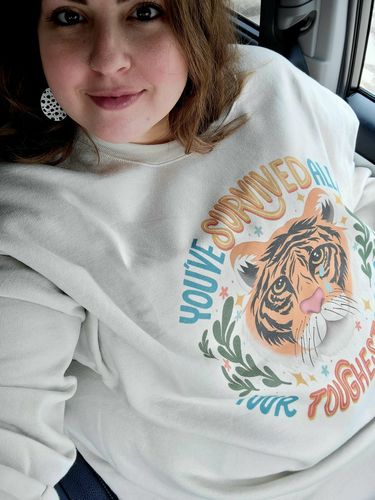 Customer photo review of You've Survived All Of Your Toughest Days (Tiger)