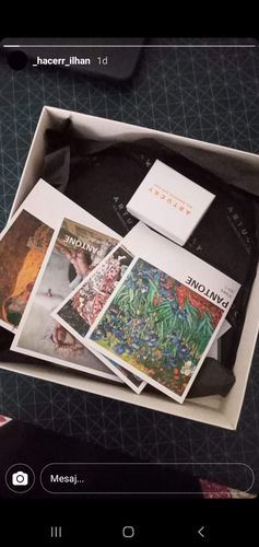 Customer photo review of Van Gogh Sunflowers Tablo Tasarım İnce Yüzük