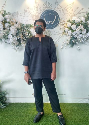 Customer photo review of Penny Loafer Horsebit Buckle - Black Croco Leather (Crepe Sole)