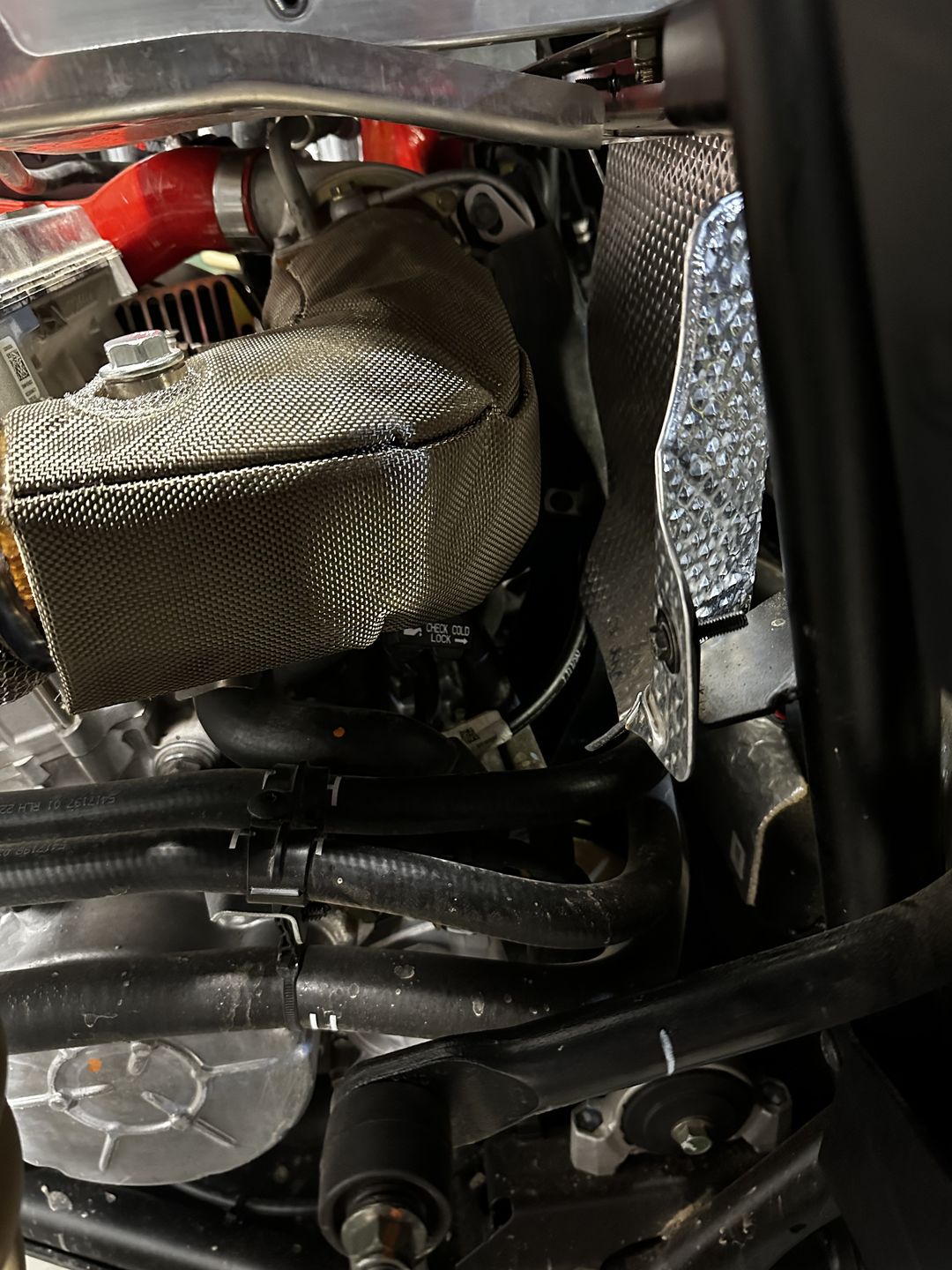 Customer photo review of RPM Exhaust Heat Blanket