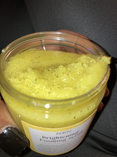 Customer photo review of Brightening Body Scrub