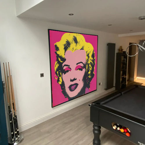Customer review photo for Andy Warhol Painting #AW13
