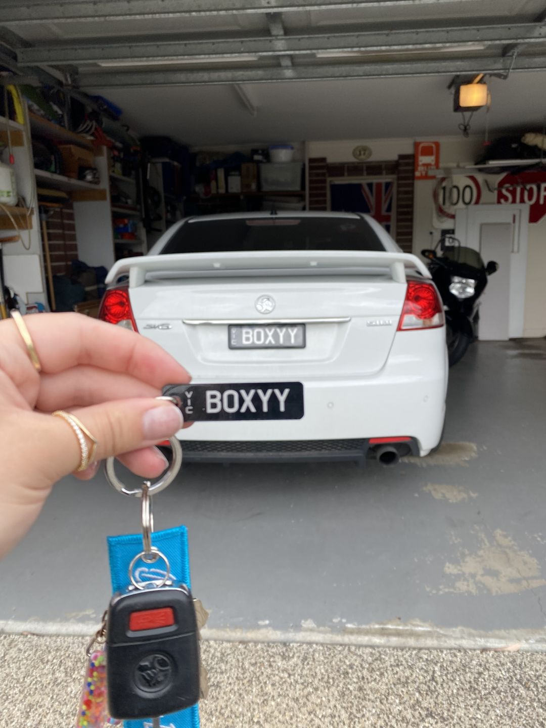 Customer photo review of VIC Prestige Licence Plate Custom Keychain