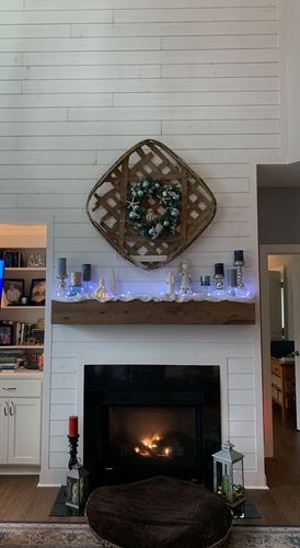 Customer photo review of Distressed Mantels