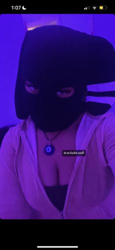 Customer photo review of Rabbit Ski Mask Bunny Balaclava
